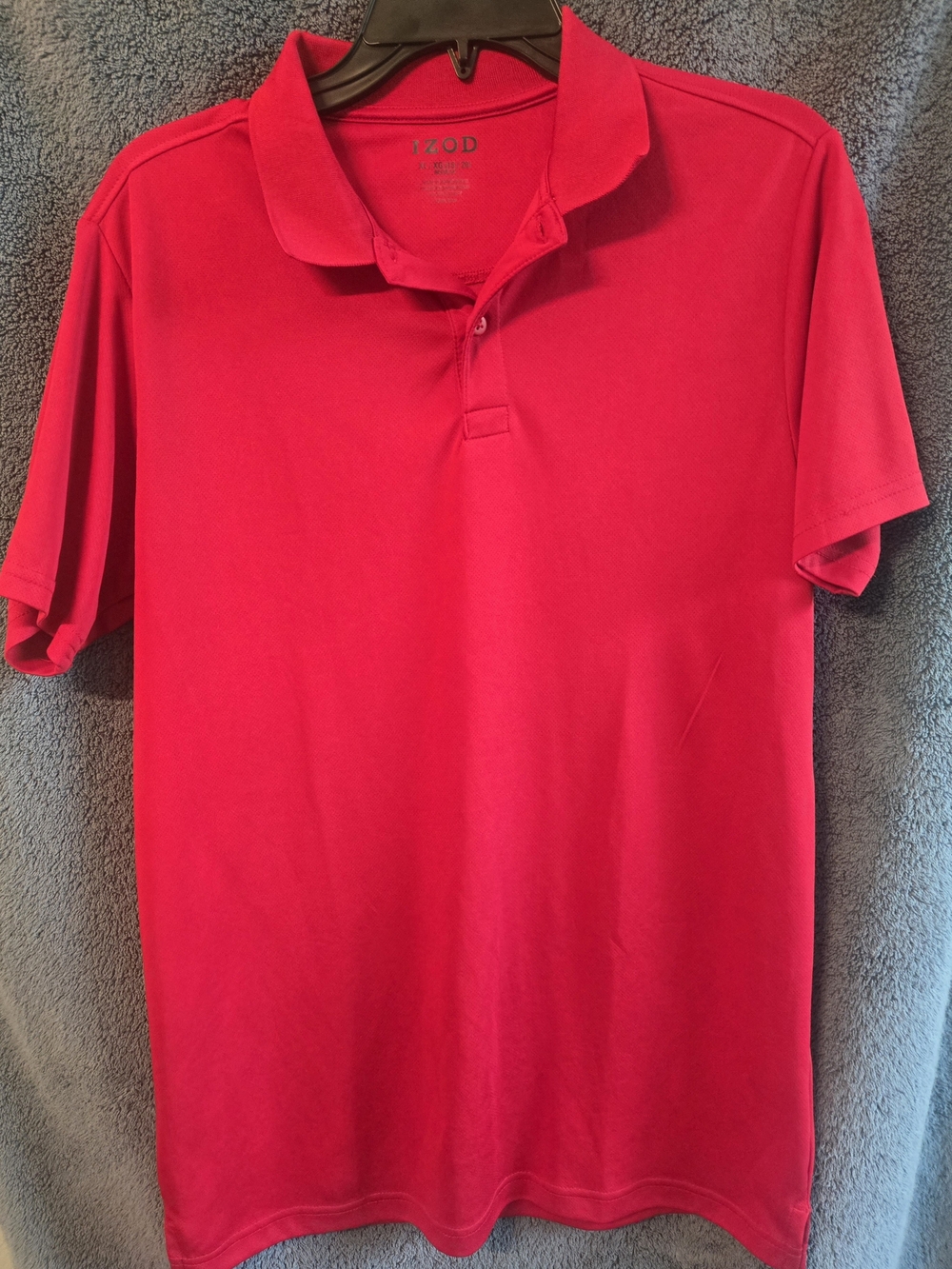 Izod Youth XL 18/20 Regular Shirt Vibrant Red Polo Shirt